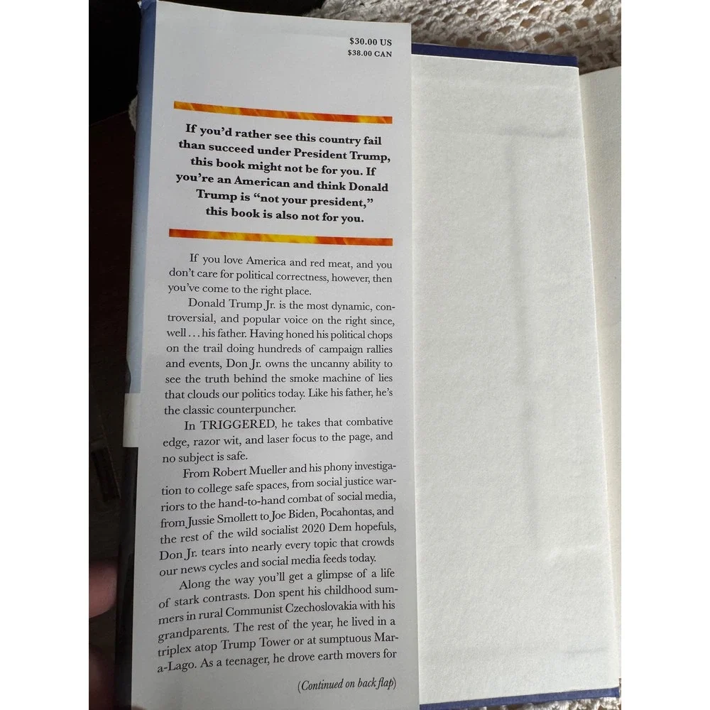 Triggered Donald‎ Trump Jr. Political Science Current Events Book